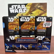 Box of 12 Pcs Star Wars Micro Galaxy Squadron Mystery Vehicle & Figure Series 2