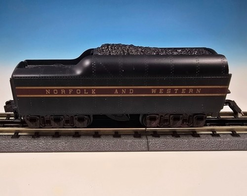 Lionel 600 N&W J 4-8-4 Warhorse Steam Locomotive Coal Tender O Gauge 6-18049 - Picture 11 of 16