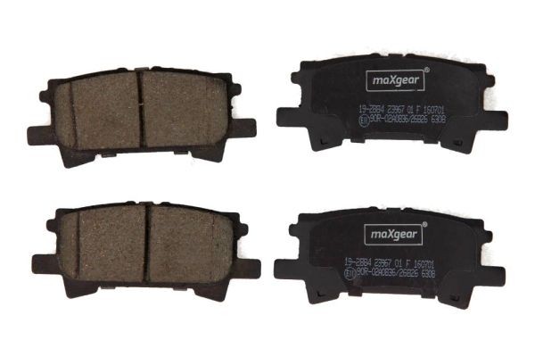 Plaquettes de frein MAXGEAR 19-2884 pour la conduite urbaine et autoroute