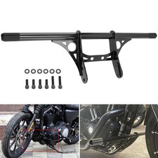 Engine Guard Highway Crash Bar w/Peg For Harley Sportster XL 883 Custom XL1200C