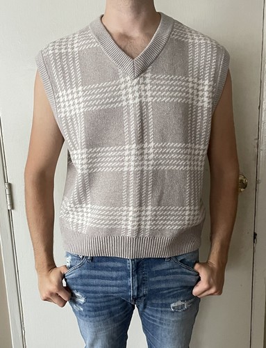 White Sleeveless Sweater Vest | eBay
