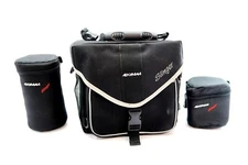 x3 ADORAMA SLINGER Camera Bags with Cross Body Sling bag and 2 Belt Lens Bags