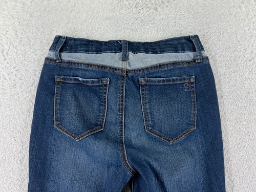 Jessica Simpson Pants Womens 24 Blue Denim Jeans Adored High Rise Ankle Button - Picture 16 of 16