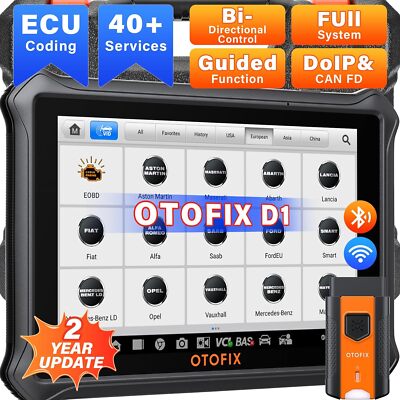 OTOFIX D1 Auto OBD2 Diagnosegerät ALLE SYSTEM ECU Coding CANFD DoIP 40+ Dienste