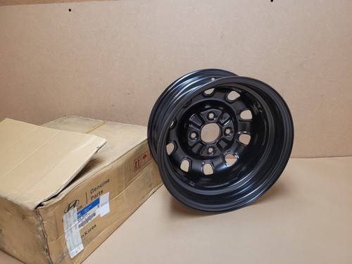 Hyundai Coupe Steel Wheel 5.5JX14 1998-2001 Black 5291023240 NEW OEM Genuine - Picture 12 of 12