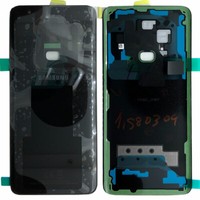 Samsung GH82-15865A Akkudeckel Deckel FüR Galaxy S9 G960F + Klebepad Schwarz Neu