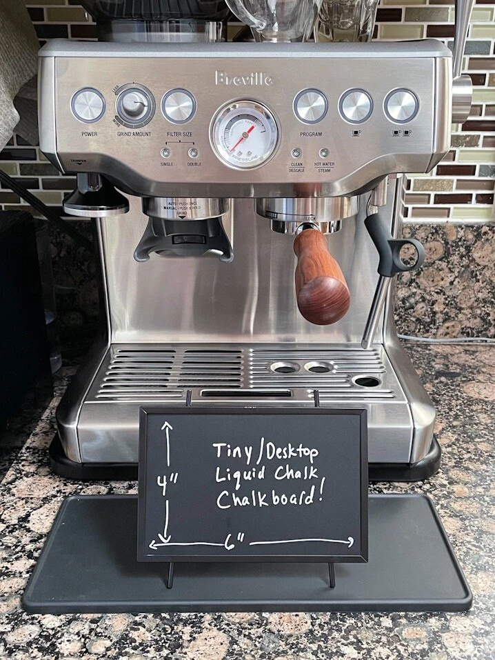 NEW Tabletop Chalkboard Board Sign with Easel Black Frame for use W LIQUID CHALK - Image 3 of 4