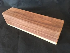 Lg Black Walnut Spindle Hollow Form Pepper Mill Wood Blank Carving 3.5"x3.5"x14"