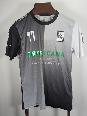 Atlantic City Football Club Jersey Tropicana Size Medium NPSL #77 Vickers 