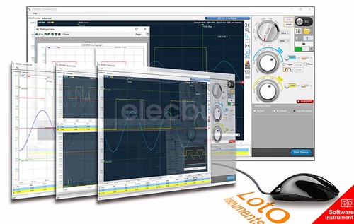 New LOTO OSC802 PC-Based USB Digital Oscilloscope 2 Channels 80MSa/s 25MHz - Picture 5 of 7