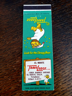Vintage Matchbook: TraveLodge, El Monte, CA