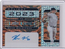 Ken Waldichuk 2022 Leaf Draft Flight 2023 To... Auto Proof Blank Back, 1/1