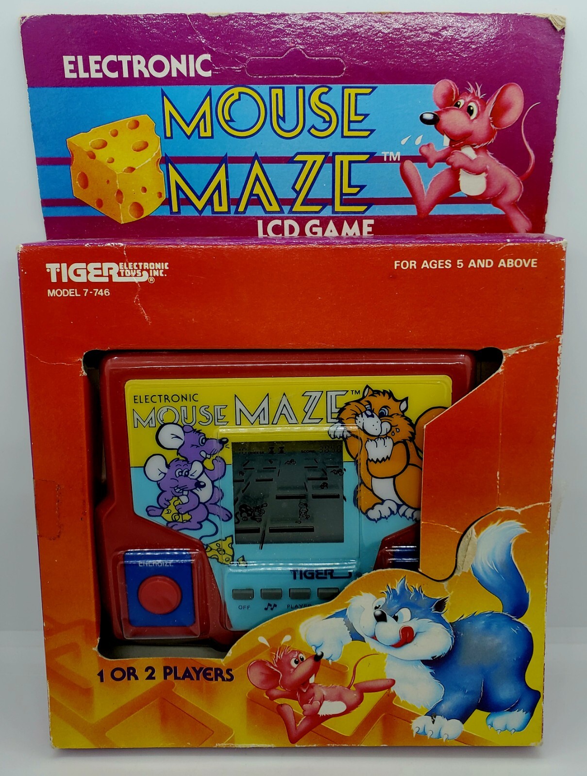Vintage - Mouse Maze (Tiger Handheld Electronics, 1988) - CIB - Authentic! ? 