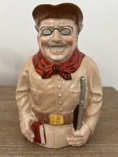 Rare Lenox TEDDY ROOSEVELT Presidential Toby Potteries Mug - Edward Penfield