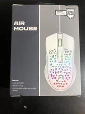 Atrix AIR MOUSE RGB 9 Button White Gaming Mouse - 16,000 DPI - 400 IPS * NEW! *
