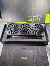 ASUS ProArt RTX4070-O12G NVIDIA GeForce RTX 4070 12 GB GDDR6X *Barely Used READ