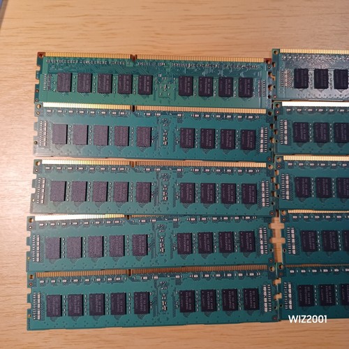Lot 10x4GB (40GB) 2Rx8 (8) & 1RX4 (2) PC3-10600R ECC SERVER Samsung Memory - Picture 7 of 8