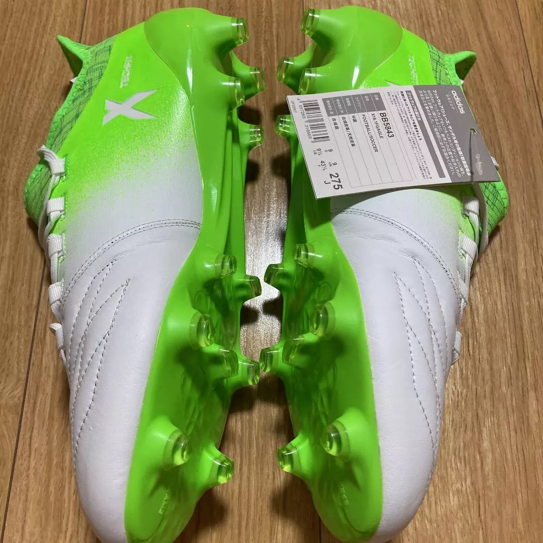 Adidas Mens X 16.1 FG/AG LE US 9.5 BB5843 White×Green Soccer