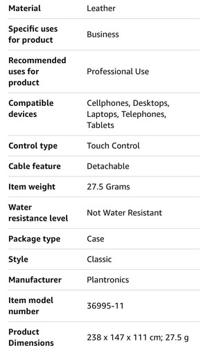 Plantronics CS60 DECT Schnurloses Headset Telefon Phone PC Laptop + HL10 Lifter - Bild 6 von 19