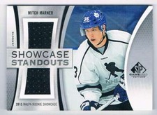 2019-20 SP GAME USED SHOWCASE STANDOUTS MITCH MARNER DUAL JERSEYS 1 COLOR