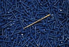 (500) Hex Washer Head 3/16 x 1-1/4 Concrete Masonry Screws Tapcon Anchor & Bit