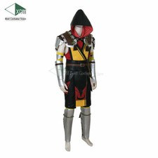 Game Mortal Kombat 11 Cosplay Scorpion Costume Halloween Outfit Suit