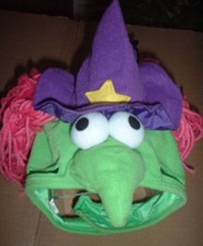 Pet WITCH DOG Costume HAT  PAW CUFFS M New MEDIUM 5pcs