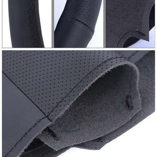 Cubierta de volante de cuero real envolvente para BMW E81 E82 E87 E88 E90 E91 M3 E92 - Imagen 4 de 4