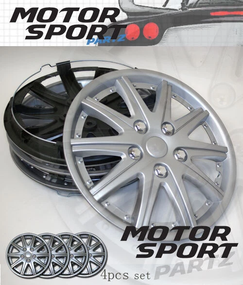 Juego de 4 tapacubos estilo 027 14 pulgadas 14 pulgadas tapacubos Foto 2 de 4