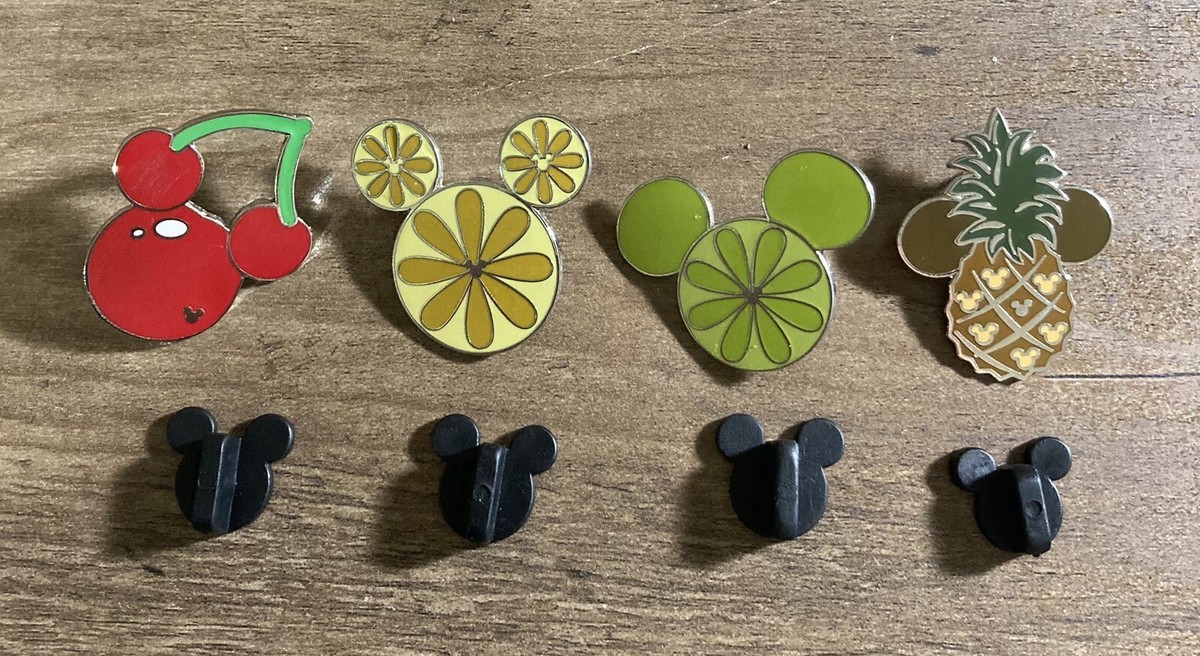 Disney Pin 2007 Fruit Hidden Mickey Series 2 Cherry Orange