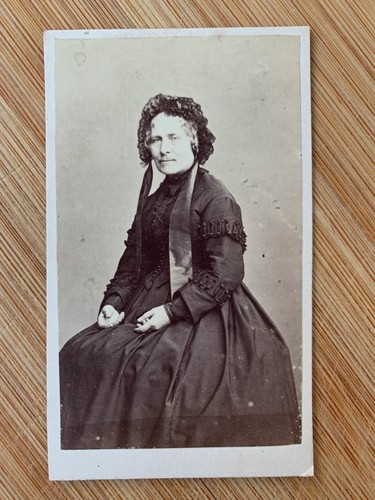 CDV Ancien - Photo Femme Mode Vers 1860 - Original Allemand