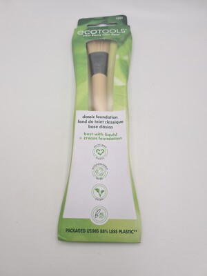 NEU VERPACKT ECOTOOLS KLASSISCHE GRUNDBÜRSTE FÜR GLATTE MAKELLOSE BASIS