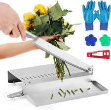 Stainless Steel Flower Stem Cutter with 14-Inch Blade for Florists Gardeners