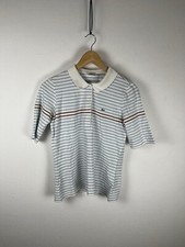 Lacoste Mens Polo Shirt S White/Blue 100% Original Tee