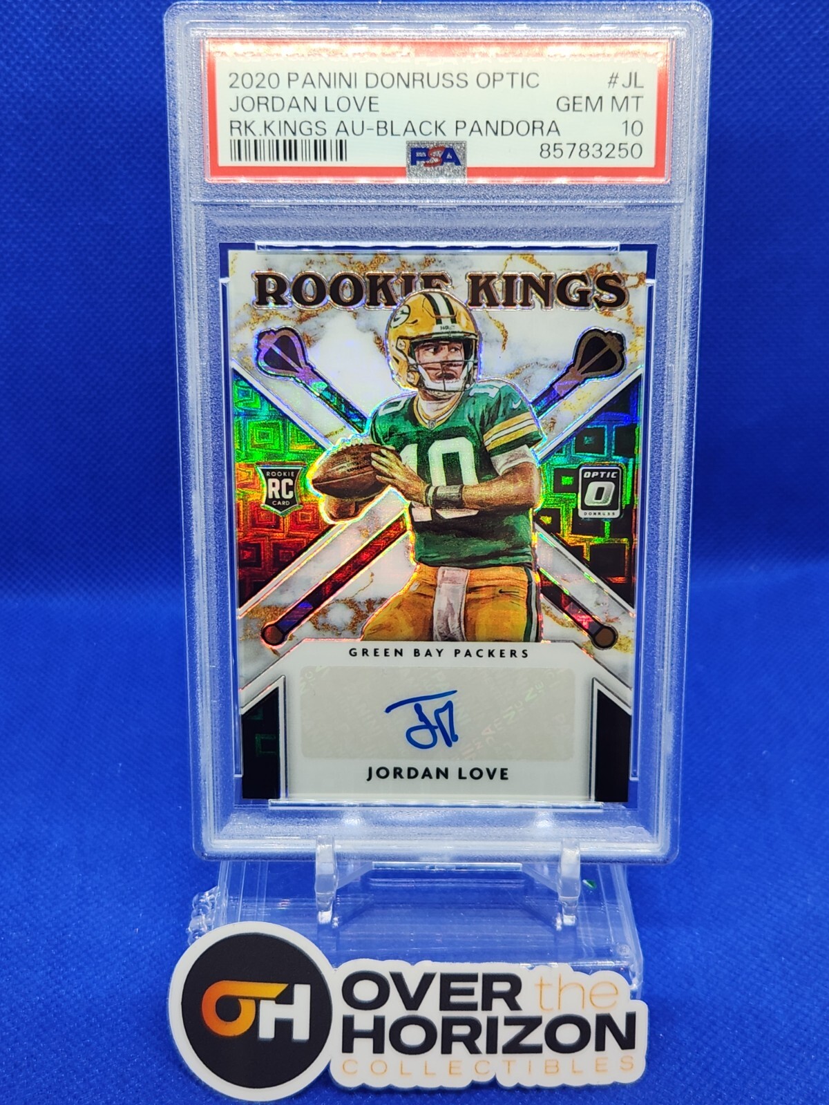 Jordan Love Panini Donruss Optic Rookie Kings Autographs #JL Black Pandora