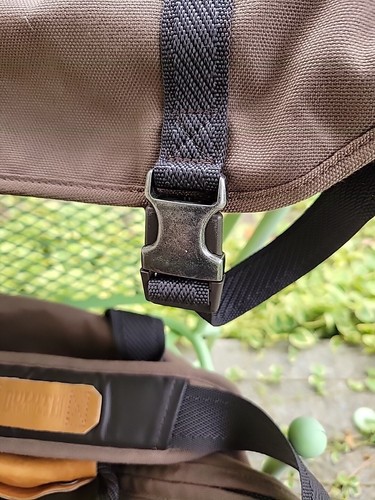 Duluth Trading Co Garment Bag Canvas Leather Trim Excellent Condition 2 Piece - Picture 3 of 11