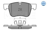 Meyle 025 258 3417 Brake Pad Set, Disc Brake For CitroËN DS Opel Peugeot Toyota