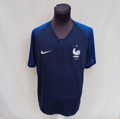 France 2018/2019 World Cup Home Nike Football Jersey Shirt
