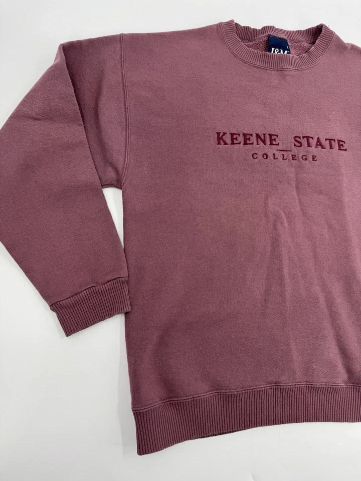 Vintage J&M Sportswear Keene State Sweatshirt Adult Size Large Made In USA Y2K - Image 3 of 4