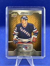 Mike Gartner 2023-24 Engrained Oak /299 #89 New York Rangers