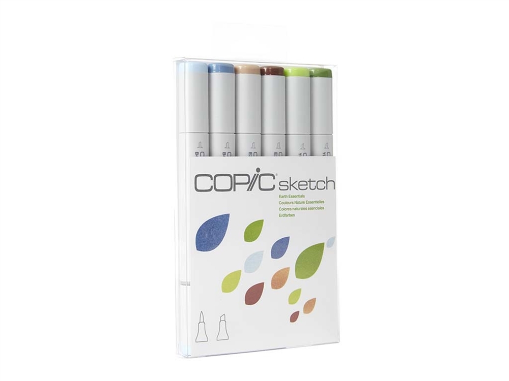 6pc Pre-packaged Set [select Set] Authorized Copic Dealer