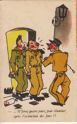 Carte Postale Ancienne Humoristique Humour Militaires 318 Soldats Ivres Ebay