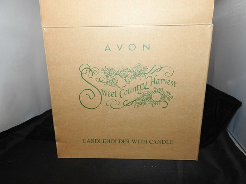 Avon Sweet Country Harvest Candleholder & Candle New in Box - Picture 10 of 10