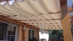 Garten Terrasse Gartenbauten Sonnenschutz Vario Volant Fur