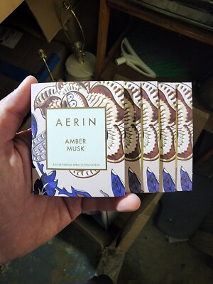 AMBER MUSK EDP 10ML AERIN SPRAY VIALS TRAVEL PACK LUXURY