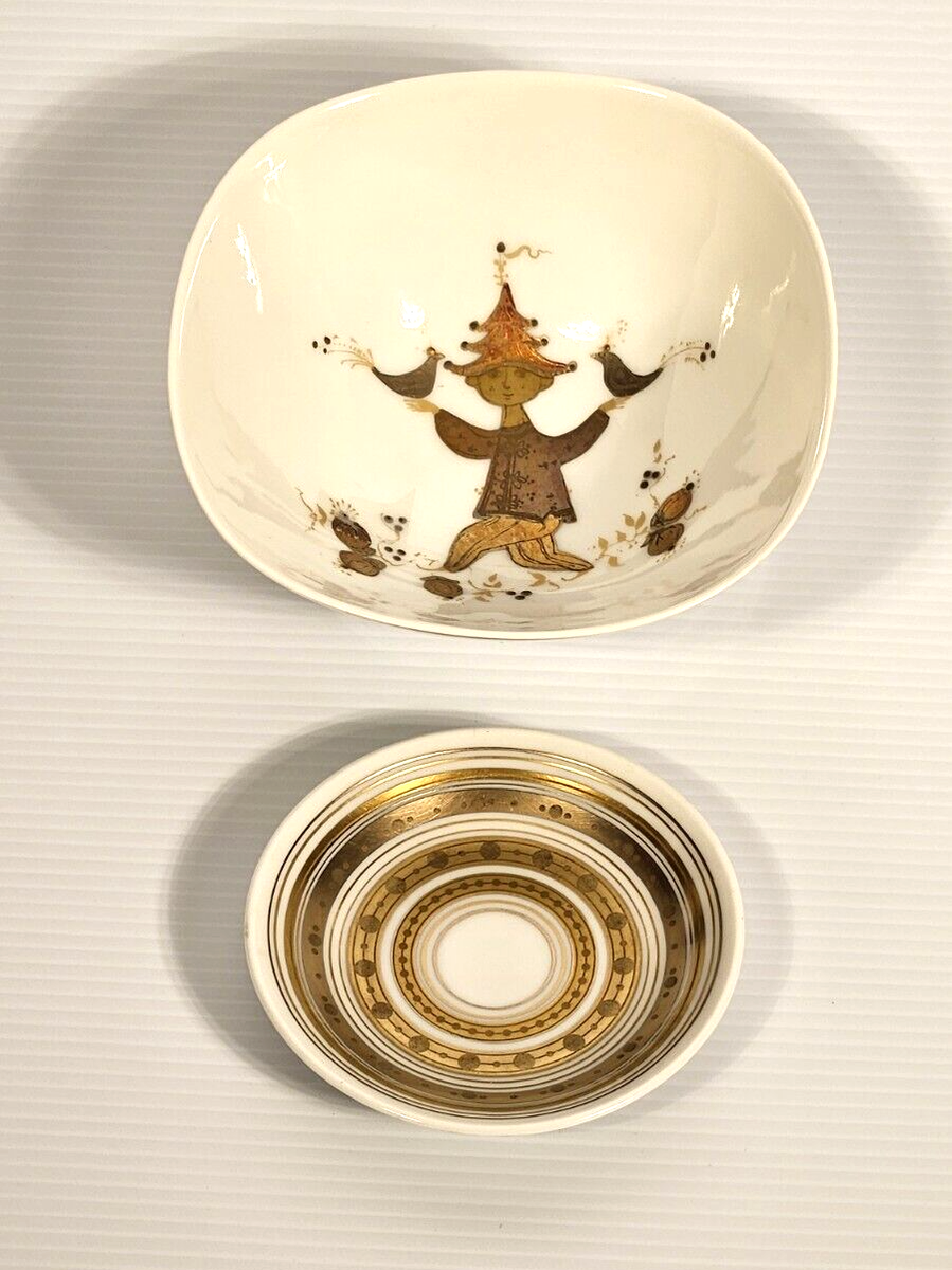 Rosenthal Quatre Couleur Bjorn Wiinblad 1583 Small 4.75