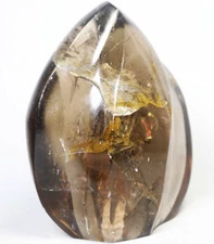 1.16lb Beautiful ! ! Natural Smoky Citrine Quartz Crystal Freeform Reiki Statue