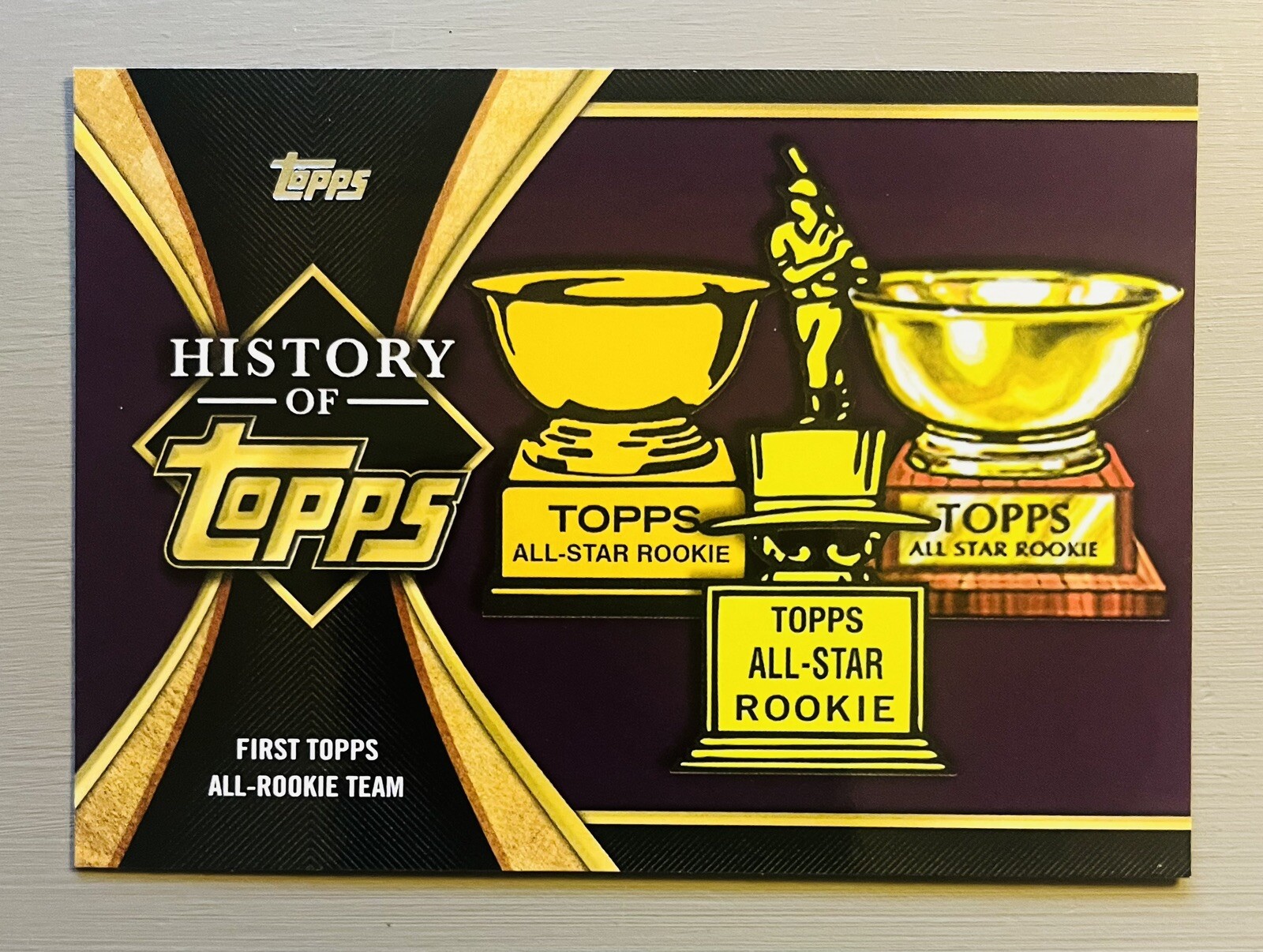 Topps History Box 2021 Topps History of Topps #HOT-4 First Topps All-Rookie Team | eBay
