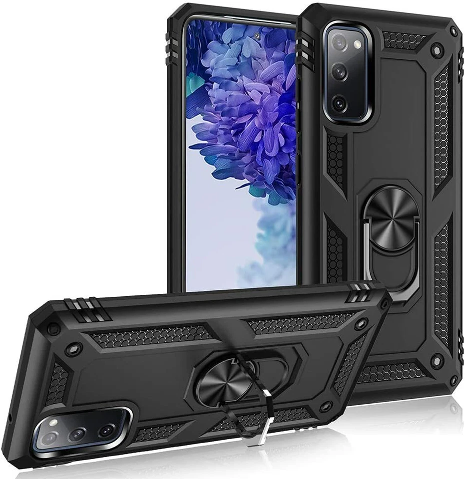 For Galaxy S21 S8 S9 S10 S20 FE Note 20 Ultra 10 9 8 Plus Kickstand Ring Case - Image 4 of 4