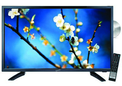 22'' Supersonic 12 Volt AC/DC LED HDTV with DVD Player, USB, SD Card Reader, HDMI